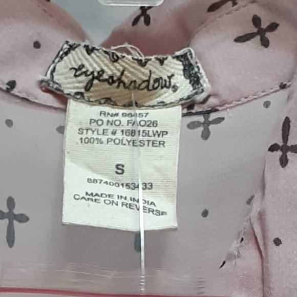 Blouse.  Pink barely sheer - Picture 9 of 9